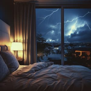 Nature's Rainfall: Slumber Serenity with a Bit of Thunder - Deep Sleep Rain & Thunder