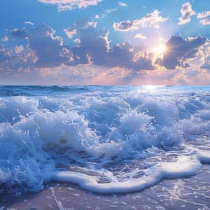 Océano Sereno: Armonías Onduladas Binaurales - Relajarse Alrededor del Mundo Estudio