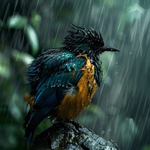 Serene Binaural Nature Meditation: Birds and Rain Sounds - Relaxing Meditation Songs Divine