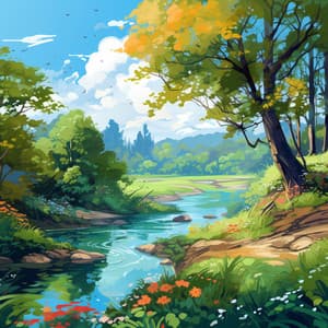 Flowing Serenity: Binaural Flow Sounds - Binaural Source