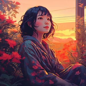 Peaceful Lofi: Gentle Music for Relaxation - Binaural Nature Sounds Relaxing