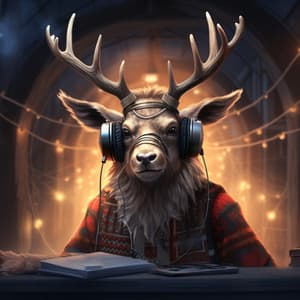 Christmas Music: Santa's Starry Sleigh Ride - Christmas Instrument Music