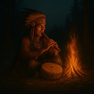 Shaman Ritual Under the Stars - Omena Szaman