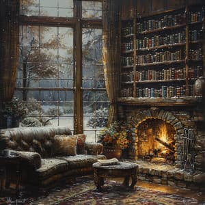 Impulso Del Estudio Con Música De Fuego Y Concentración - Cafe de Musica Instrumental