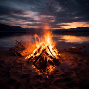 Dormir Al Resplandor Del Fuego: Llamas Calmantes - Asociación de sonidos nocturnos