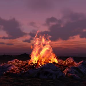 Ember Glow: Peaceful Fire Sounds for Unwinding - Brain Timbre