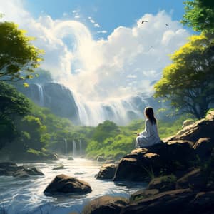 River Flow for Meditation: Binaural Healing - Fresh Water Sounds For Inner Peace