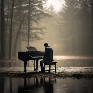 Exploración Para Un Estudio Centrado En El Piano Lluvioso - Colectivo de música de piano triste