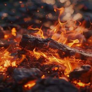 Crackling Fire Meditation: Binaural Calm - Chakras Meditation