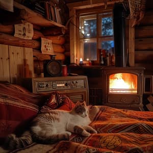 Música Suave De Fuego Para La Serenidad De Los Gatos - Hora de la música del gato