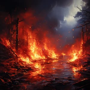 Obertura De Brasas Y Del Enfoque: Música En Las Brasas - Bosque Negro