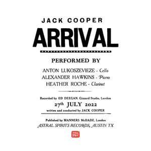 Arrival - Jack Cooper