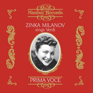 Zinka Milanov Sings Verdi - Giuseppe Verdi