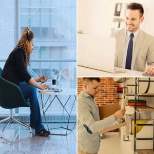 Funky Ambiance for Repetitive Work - Feel Good Jazz