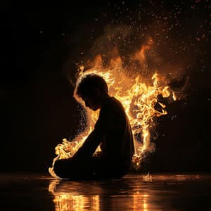 Ambiente De Meditación Con Fuego: Sonidos Cálidos Para La Calma Mental - Vibraciones de polvo de estrellas