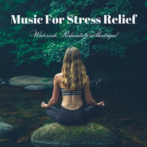 Music for Stress Relief: Waterside Relaxation Madrigal - Soothing Waterfalls