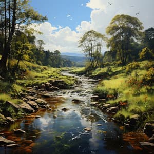 Serenidad Del Agua: El Viaje Melódico Del Río - Llamada de la naturaleza