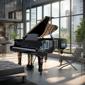 Office Echoes: Piano Work Melody - Smooth Lounge Piano