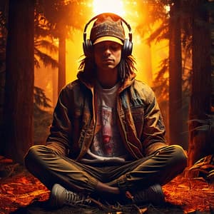Zen Rhymes: Meditation Through Hip Hop - Nighttime Lofi Sounds