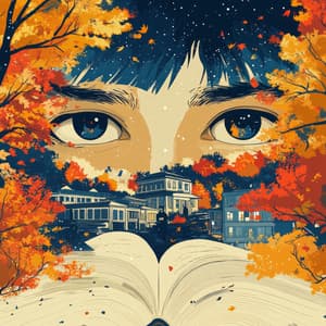 Solforgylt Koncentration: Solnedgangens Hemmeligheder - ASMR Studying Sounds