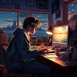 Armonía Del Día De Trabajo Lluvioso: Recitativo Eficiente De La Llovizna - Hipnosis Naturaleza Sonidos Universo