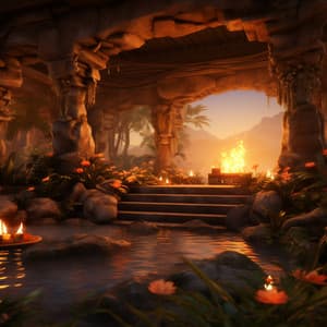 Fire Relaxation: Spa Flame Melodies - Natural Healing Music Zone