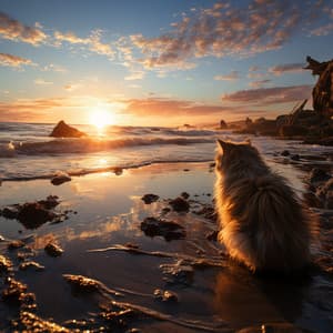 Armonía Felina Oceánica: Sonidos Ambientes Para Gatos Contentos - Santuario de Viajes Astrales