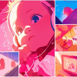 Angel's Embrace: Floating in the Tender Rhythms of Pink Tranquility - Pink Noise for Sleep