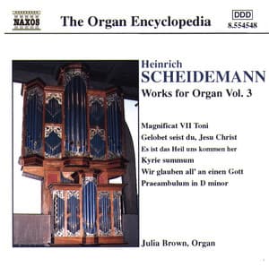 Scheidemann: Organ Works, Vol. 3 - Heinrich Scheidemann