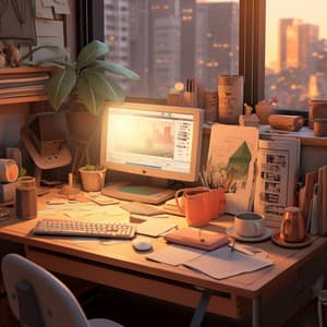 Resplandor De Eficiencia En El Trabajo: Armonía En Las Llamas - Sinfonía natural