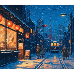 Winter in Tokyo Lofi - Lofi Tokyo