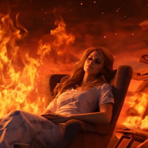 Relaxation by the Fire: Gentle Flame Echoes - Relaxing Classical