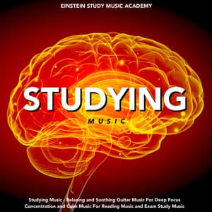 Studying Music - Relaxing and Soothing Guitar Music for Deep Focus Concentration and Calm Music for Reading Music and Exam Study Music - Einstein Study Music Academy