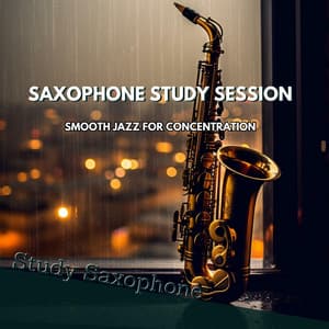 Saxophone Study Session: Smooth Jazz for Concentration - Study Saxophone