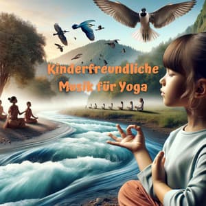 Kinderfreundliche Musik für Yoga, Entspannung und Meditation mit Fluss, Vögeln und Cello - Kinderyoga Akademie