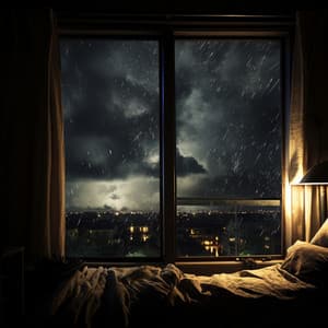 Nighttime Rainfall Reverie: Restful Sleep Sounds - Rain Drops for Sleep