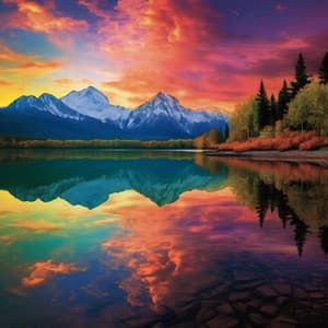 Lakeside Reflections:Serene Water Harmony - Next Nature