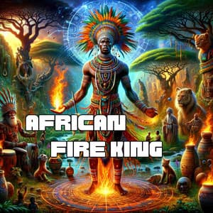 African Fire King: Shamanic Rhythms and Rituals in Africa's Heart - Tribal Drums Ambient