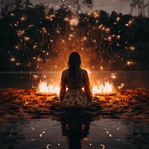 Relajante Música Y Fuego: Llamas Para El Flujo Del Enfoque - Orquesta de las Naturalezas