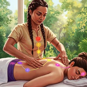 Massagem Holística dos Chakras: Ambiente Zen Tibetano para Alinhamento e Paz Interior - Massagem Coleção de Músicas