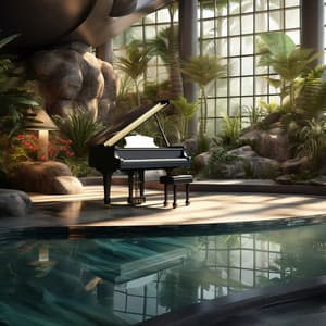 Spa Piano: Gentle Touches Melody - Piano and Ocean Waves Experience