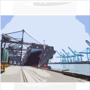 Shipping Yard Sounds for Background Sound and White Noise - Ambiance de Fond