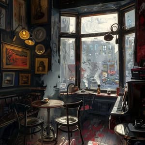 Melodías Del Refugio Invernal: Música De Jazz Aislado - Cafetería Light Jazz