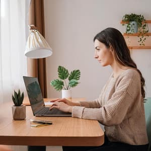 Música Para El Trabajo Con Vibras Productivas - Líneas cuadradas