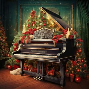 Golden Christmas Piano - Starlight Christmas Choir