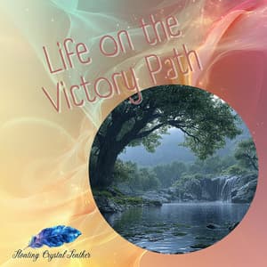 Life on the Victory Path - Floating Crystal Feather