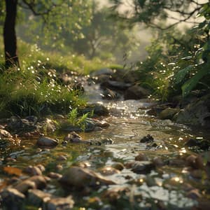 Serene Sounds of River Music - Relax with Waves