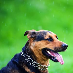 Raindrop Therapy: Chill Music for Dogs' Well-Being - thankful for the rain