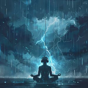 Thunder's Meditation Melody: Harmonic Calm - Nirvana Meditation School Master
