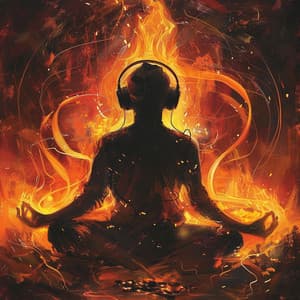 Fire Meditation Vibes: Calming Flames - Meditate